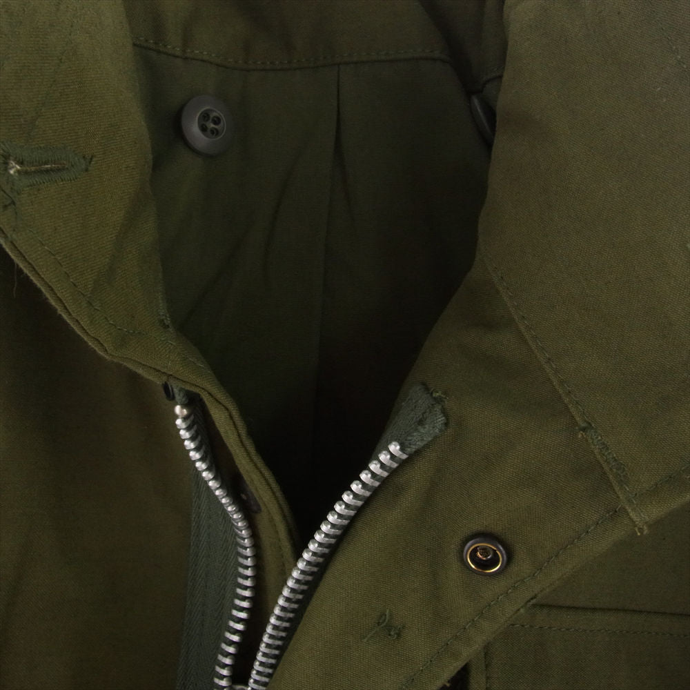 TOY'S McCOY トイズマッコイ TMJ2239 TAXI DRIVER M-65 COAT MANS タクシードライバー フィールド コート ミリタリー ジャケット オリーブグリーン系 XL【極上美品】【中古】