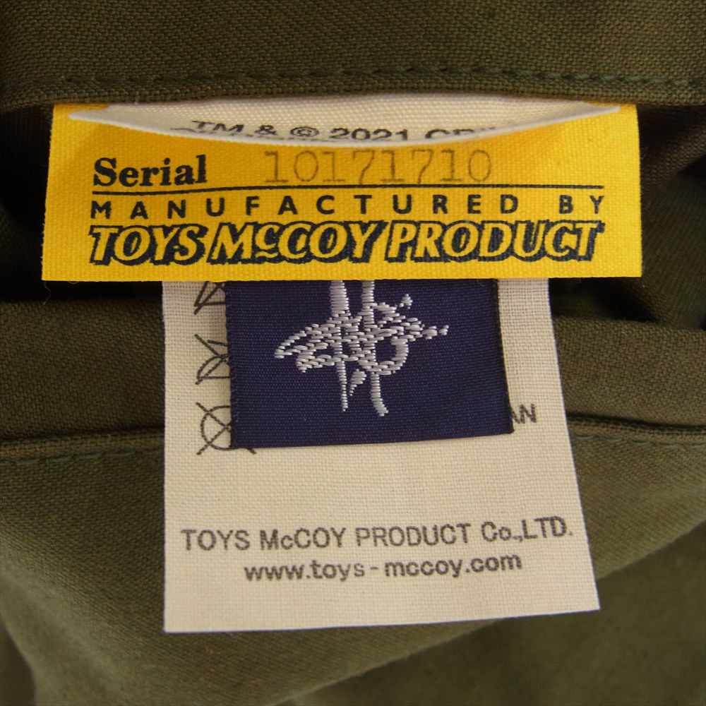 TOY'S McCOY トイズマッコイ TMJ2239 TAXI DRIVER M-65 COAT MANS タクシードライバー フィールド コート ミリタリー ジャケット オリーブグリーン系 XL【極上美品】【中古】