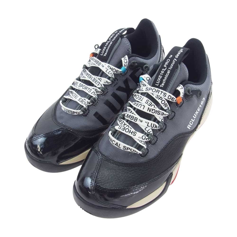 AKM エイケイエム GRAVIS グラビス LUXE NLS 163 LXG003 KONA BK ローカット スニーカー ブラック系 27cm【極上美品】【中古】