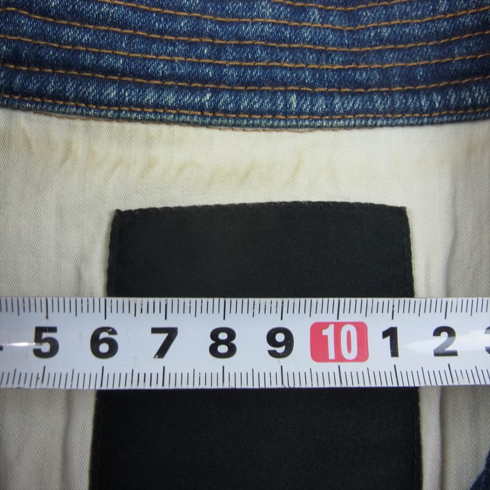 1piu1uguale3 ウノピュウノウグァーレトレ MRB185 CTU127 3rd PROGRESSIVE DENIM Gジャン サードタイプ デニムジャケット インディゴブルー系 5【中古】