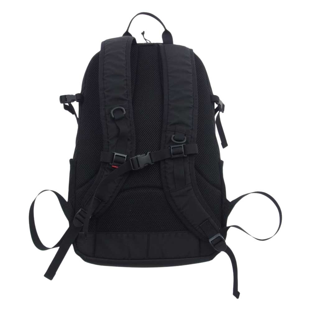 Supreme シュプリーム 17SS CORDURA RIPSTOP NYLON BACKPACK コーデュラ リップストップ ナイロン バックパック ロゴ リュック バッグ  ブラック系【中古】