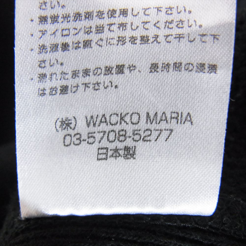 WACKO MARIA ワコマリア TEQUILA BOX LOGO HOODIE ボックスロゴ プルオーバ― スウェット パーカー ブラック系 L【中古】