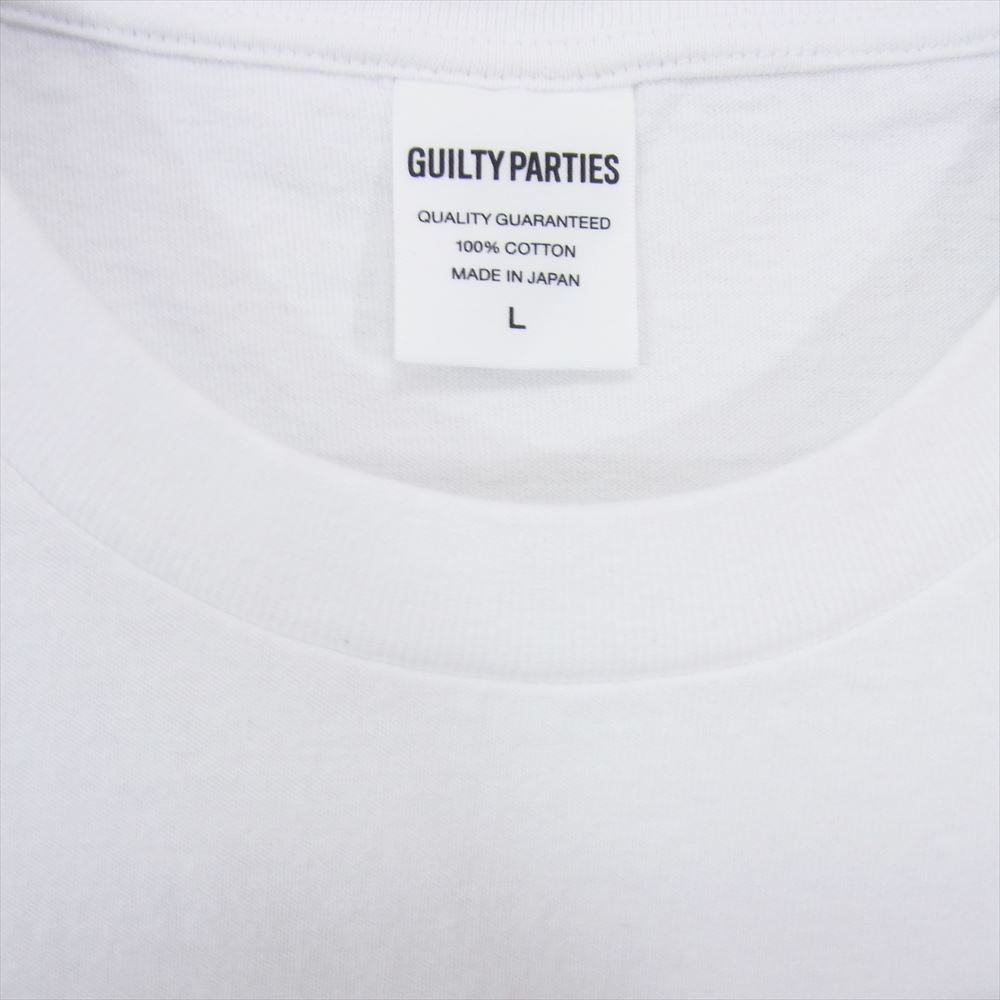 WACKO MARIA ワコマリア 19SS 19SS-WMT-WT06 WASHED HEAVY WEIGHT CREW NECK T-SHIRT 春画 ウォッシュド ヘビーウェイ トクルーネック 半袖 Tシャツ ホワイト系 L【中古】