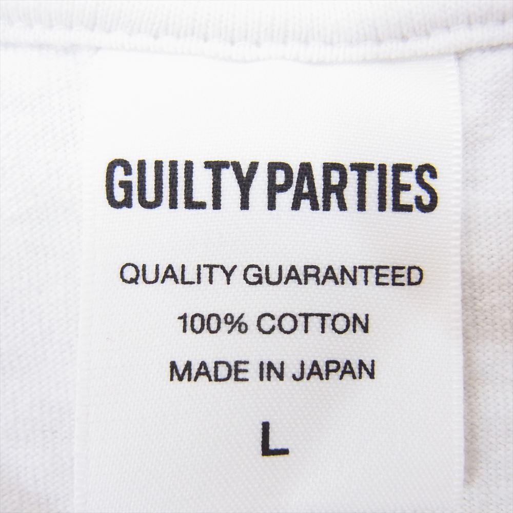 WACKO MARIA ワコマリア 19SS 19SS-WMT-WT06 WASHED HEAVY WEIGHT CREW NECK T-SHIRT 春画 ウォッシュド ヘビーウェイ トクルーネック 半袖 Tシャツ ホワイト系 L【中古】