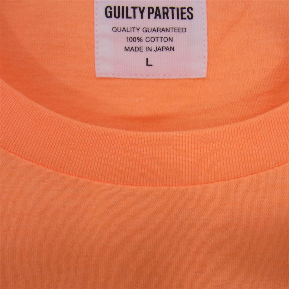 WACKO MARIA ワコマリア 19SS WAR INA BABYLON TEE プリント 半袖 Tシャツ オレンジ系 L【新古品】【未使用】【中古】