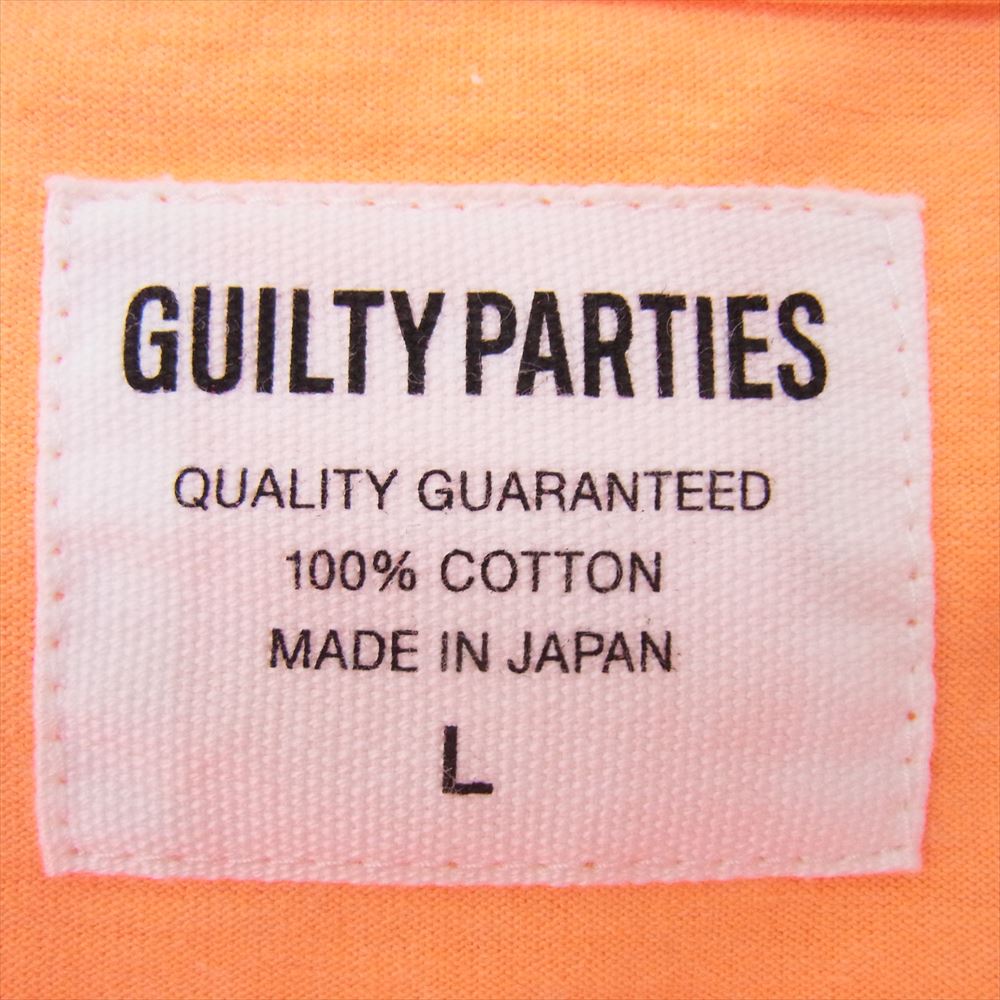 WACKO MARIA ワコマリア 19SS WAR INA BABYLON TEE プリント 半袖 Tシャツ オレンジ系 L【新古品】【未使用】【中古】