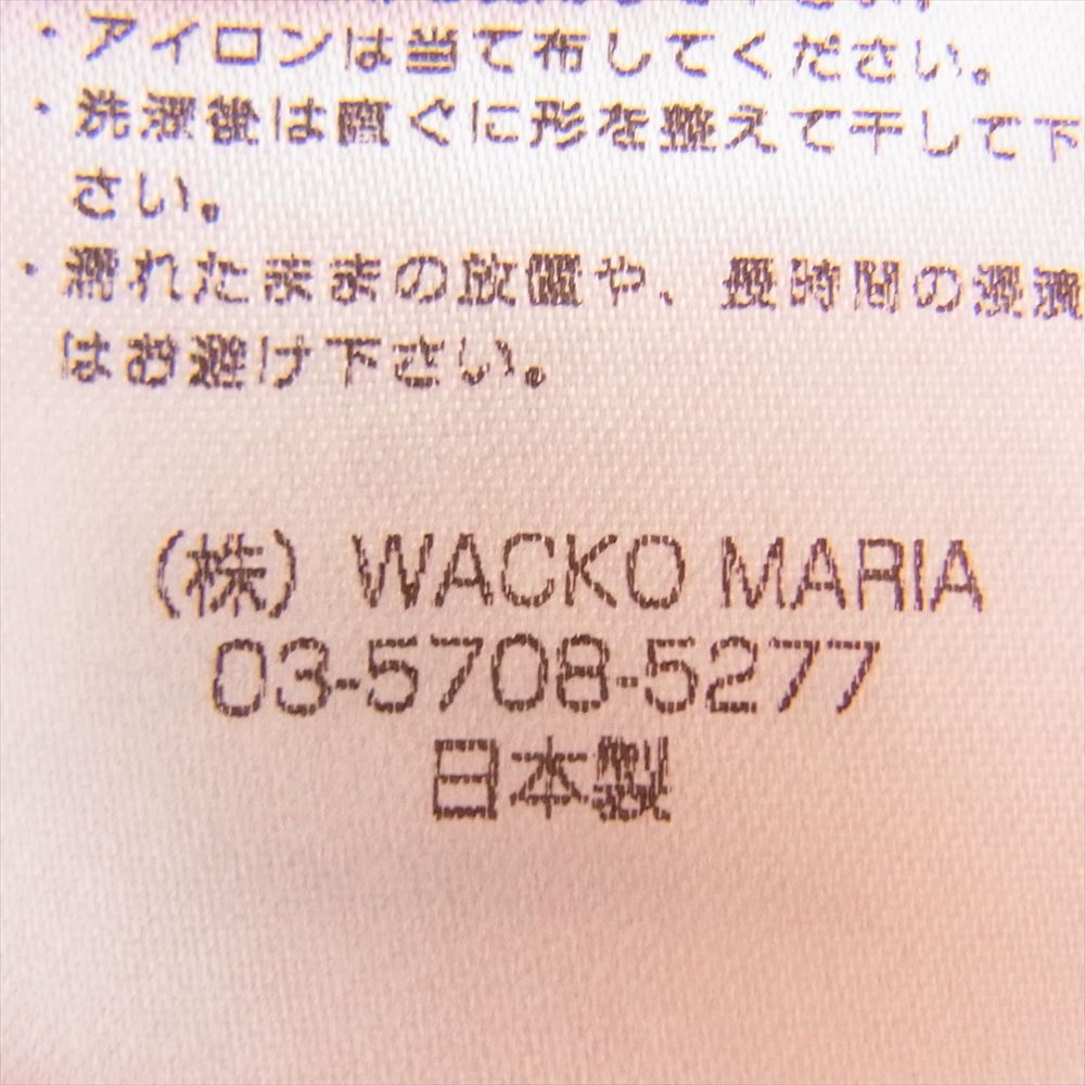 WACKO MARIA ワコマリア 19SS WAR INA BABYLON TEE プリント 半袖 Tシャツ オレンジ系 L【新古品】【未使用】【中古】