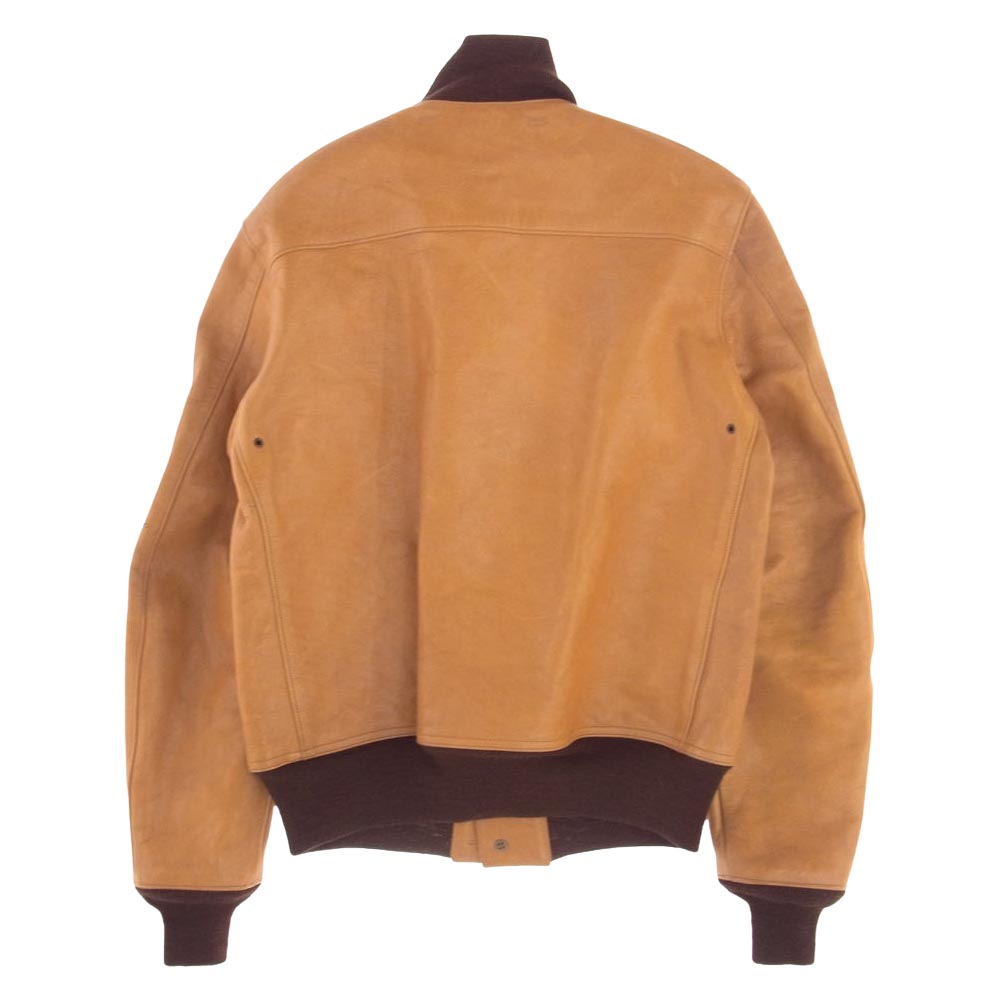 FREEWHEELERS フリーホイーラーズ TYPE A-1 レザー フライト ミリタリー ジャケット 40 ダークブラウン系 40【美品】【中古】