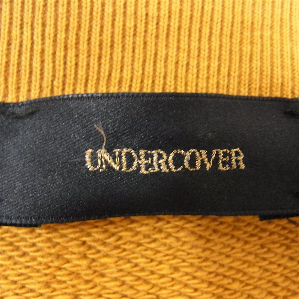 UNDERCOVER アンダーカバー UCT4801-5　 lost their maps ダメージ ボロリブ オーバーサイズ スウェット ブラウン系 2【中古】