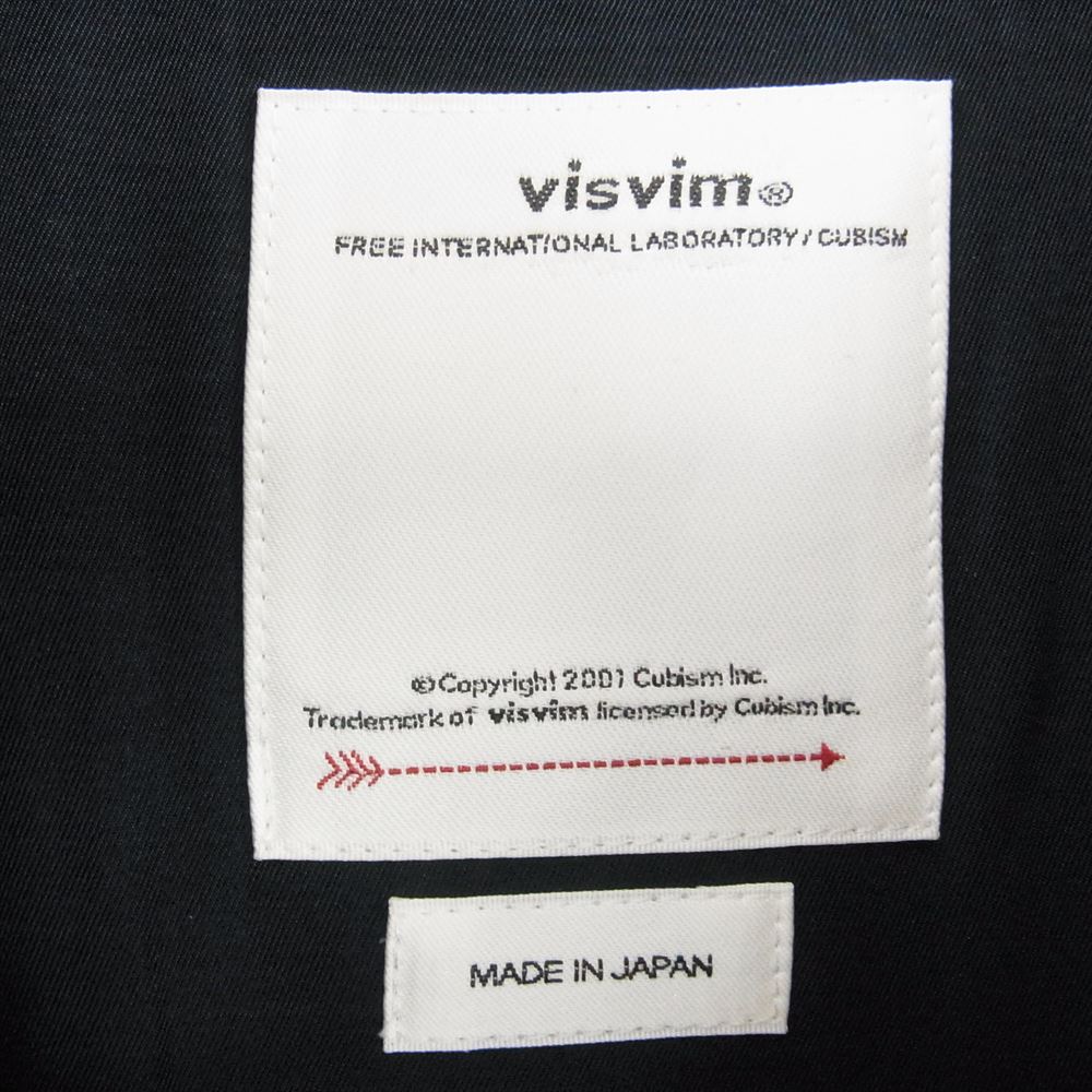 VISVIM ビズビム 22AW 0122205013010 BARLOW P.O. プルオーバー フリース ジャケット  ダークネイビー系 2【美品】【中古】