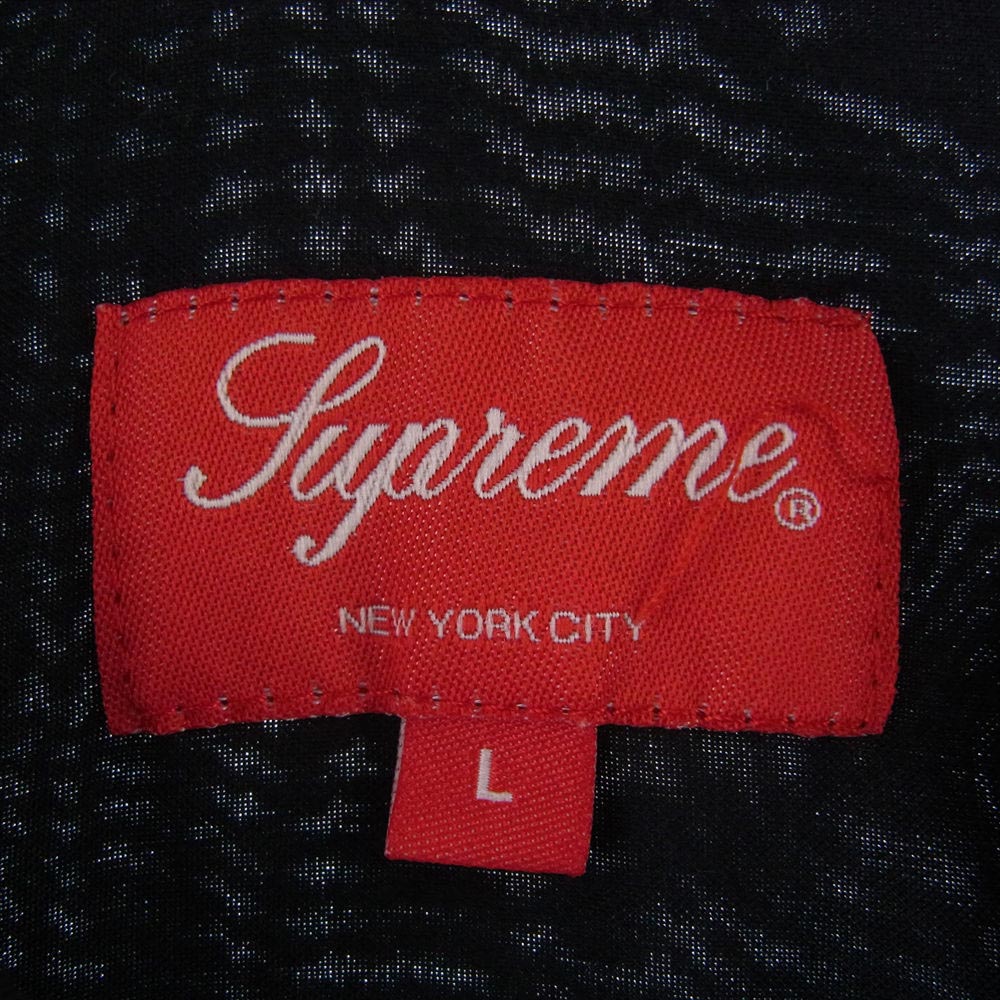 Supreme シュプリーム 17SS × Play Boy プレイボーイ Bowling Shirt ボーリング 半袖 シャツ ブラック系 L【中古】