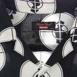 Supreme シュプリーム 18SS × UNDERCOVER アンダーカバー Public Enemy Rayon Shirt パブリック エネミー レーヨン 半袖 シャツ ブラック系 L【中古】