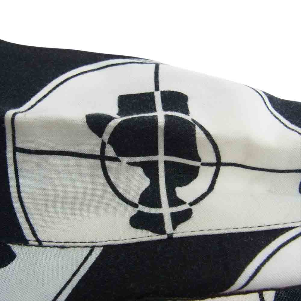 Supreme シュプリーム 18SS × UNDERCOVER アンダーカバー Public Enemy Rayon Shirt パブリック エネミー レーヨン 半袖 シャツ ブラック系 L【中古】