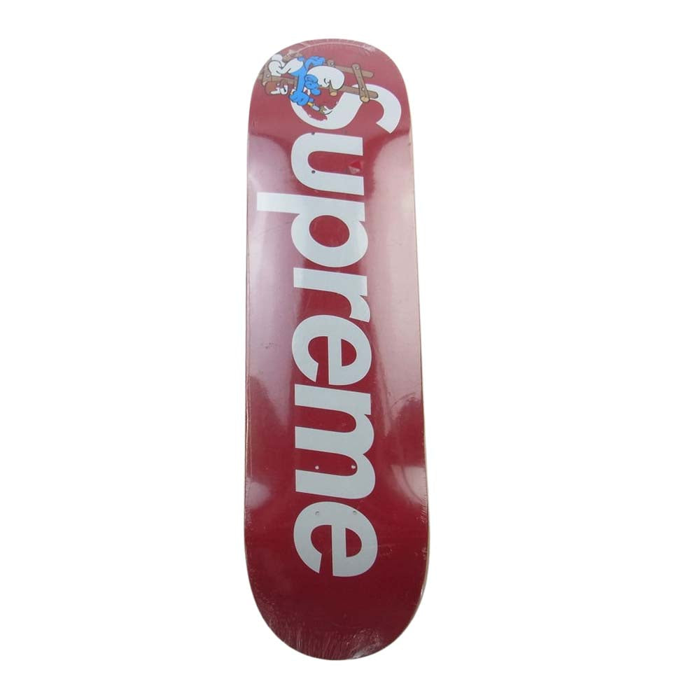Supreme シュプリーム 20AW Smurfs Skateboard スマーフ スケートボード デッキ チャコール系 レッド系【極上美品】【中古】