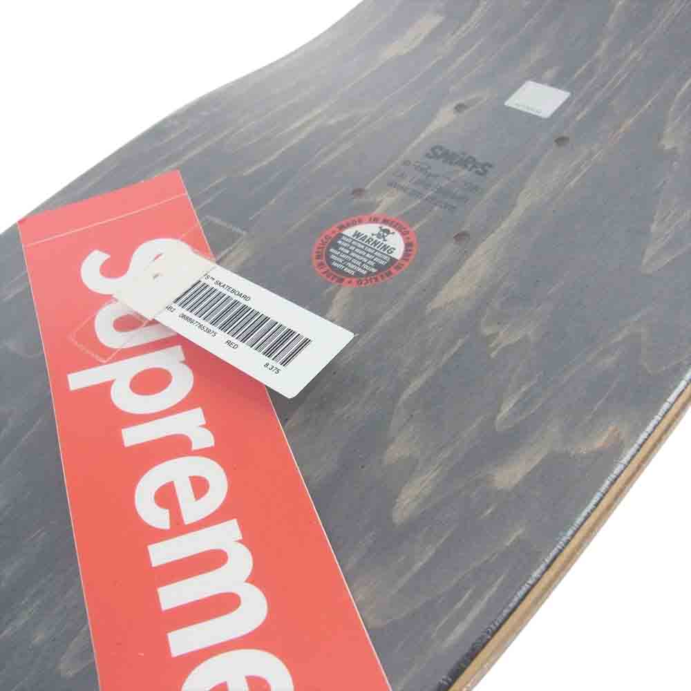 Supreme シュプリーム 20AW Smurfs Skateboard スマーフ スケートボード デッキ チャコール系 レッド系【極上美品】【中古】
