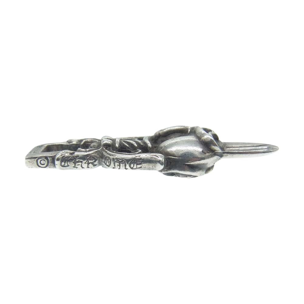 CHROME HEARTS クロムハーツ（原本無） DAGGER HEART ダガー ハート ペンダントトップ シルバー系【中古】