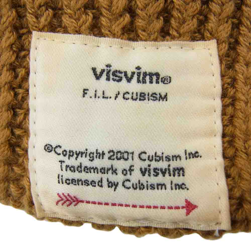 VISVIM ビズビム 20SS 0120103003028 KNIT BEANIE COTTON ビーニー ニットキャップ  ブラウン系 F【中古】