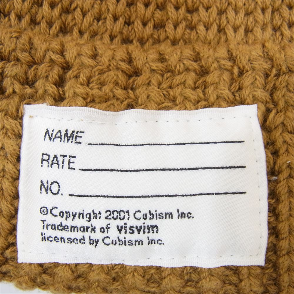 VISVIM ビズビム 20SS 0120103003028 KNIT BEANIE COTTON ビーニー ニットキャップ  ブラウン系 F【中古】