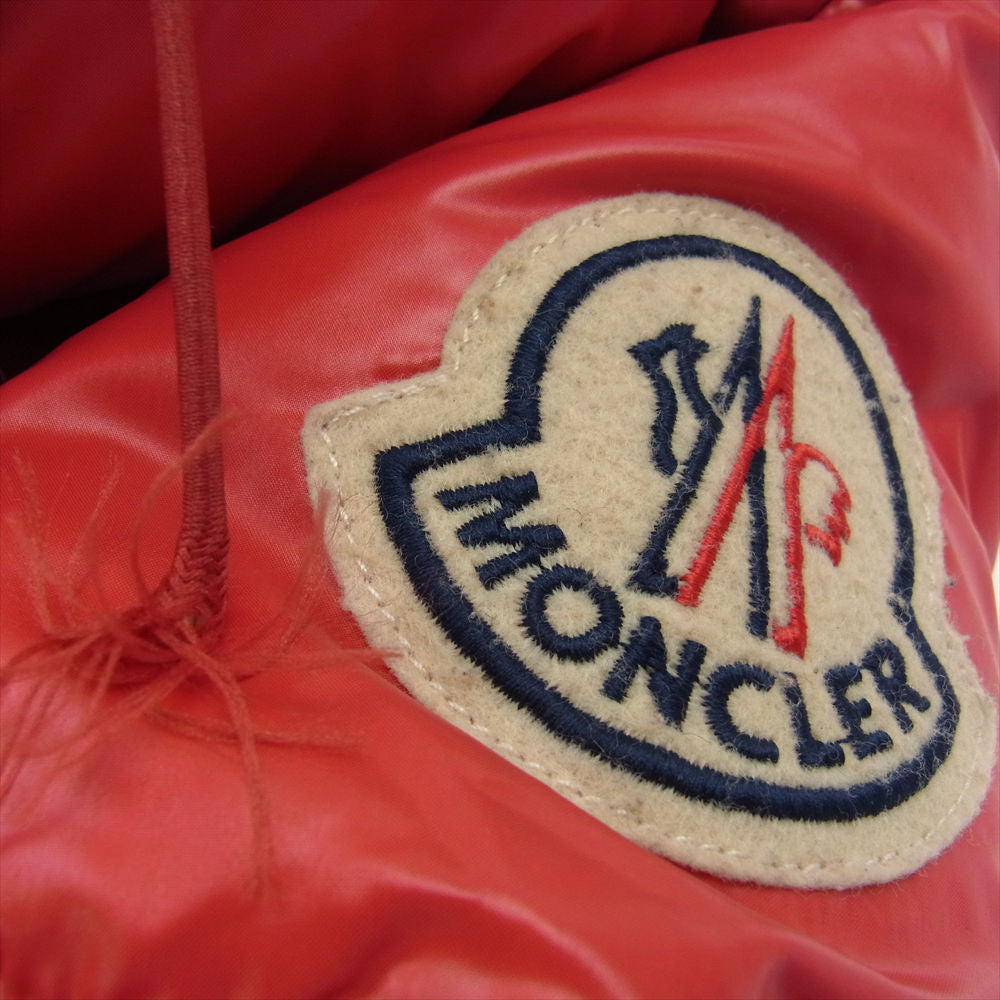 MONCLER モンクレール EVEREST エベレスト ロゴワッペン ダウン ジャケット レッド系 2【中古】
