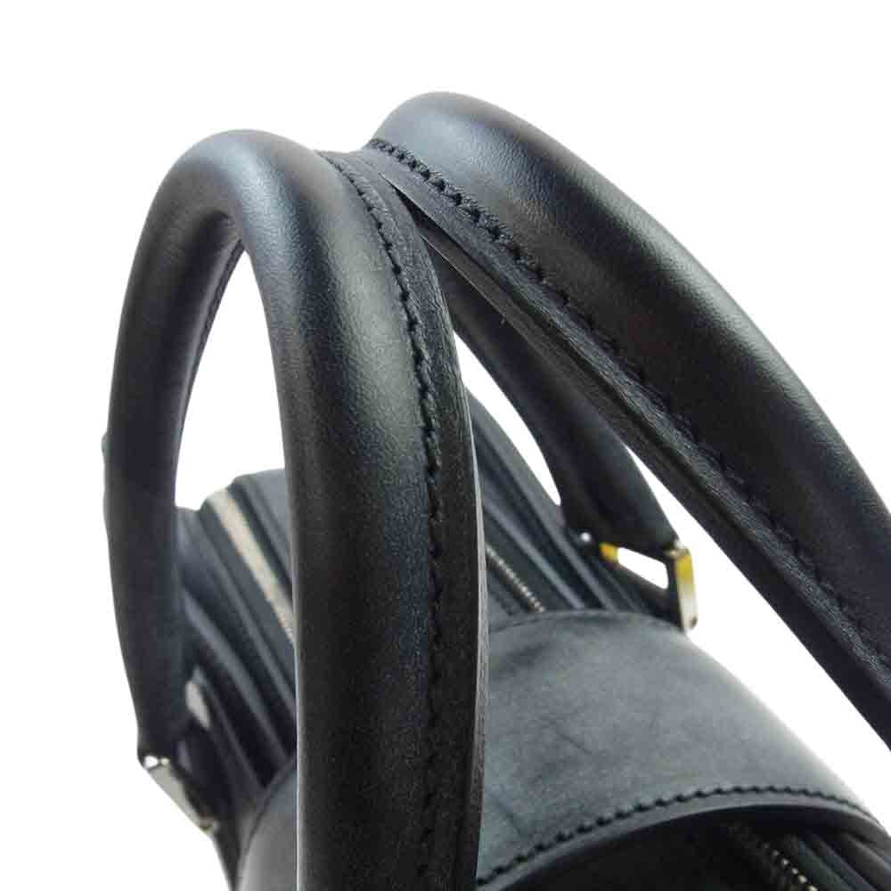 万双 m00000122 2WAY ブライドル ダブル天ファスナー ブリーフケース ブラック系【中古】