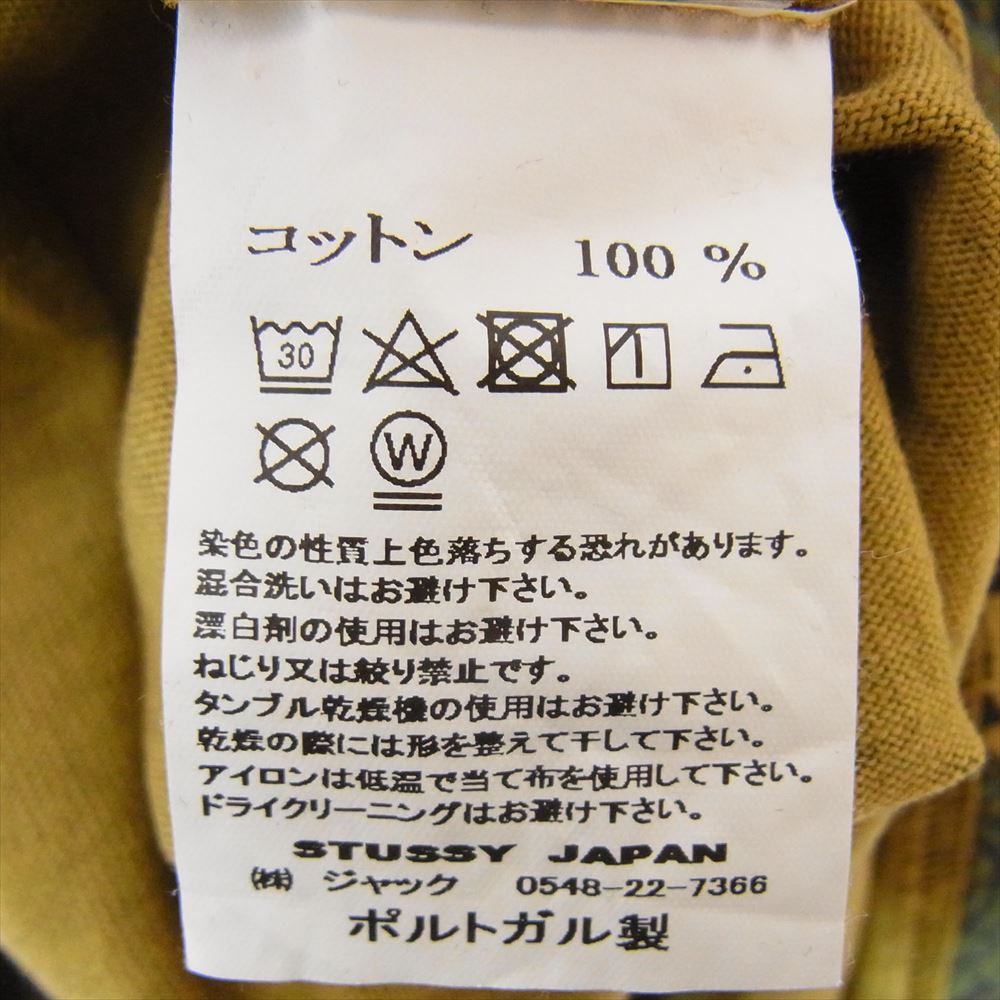 STUSSY ステューシー 314066 UNION PAISLEY POCKET CREW  カーキ系 L【中古】