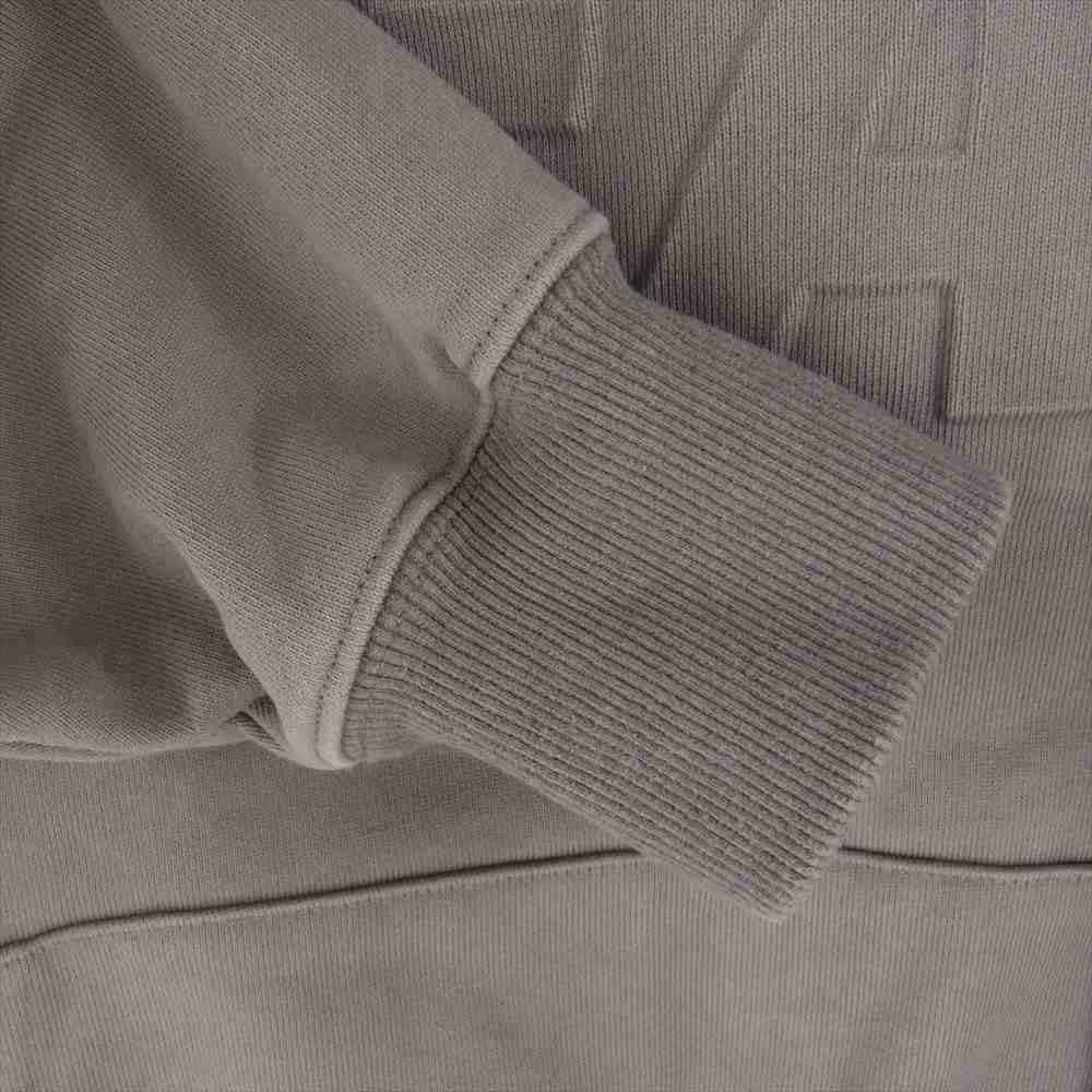 WIND AND SEA ウィンダンシー 21AW WDS-10TH-CS-04 EMBOSSED HOODIE エンボス加工 フーディー ロゴ パーカー グレー系 L【中古】