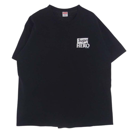 Supreme シュプリーム 22SS ANTIHERO DOG TEE アンタイヒーロー ドッグ プリント 半袖 Tシャツ ブラック系 XL【中古】