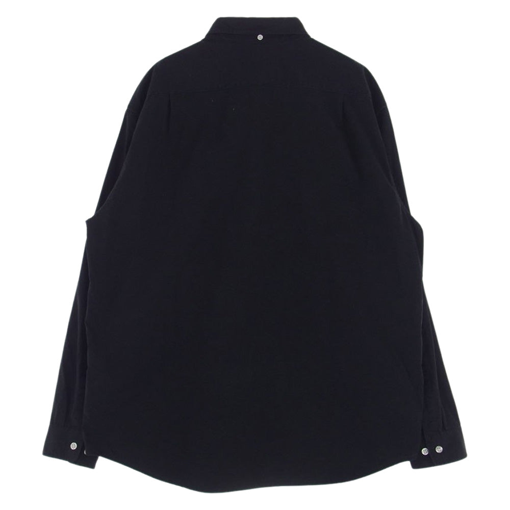 Supreme シュプリーム Small Box Shirt スモール ボックスロゴ ボタンダウン 長袖 シャツ ブラック系 L【中古】