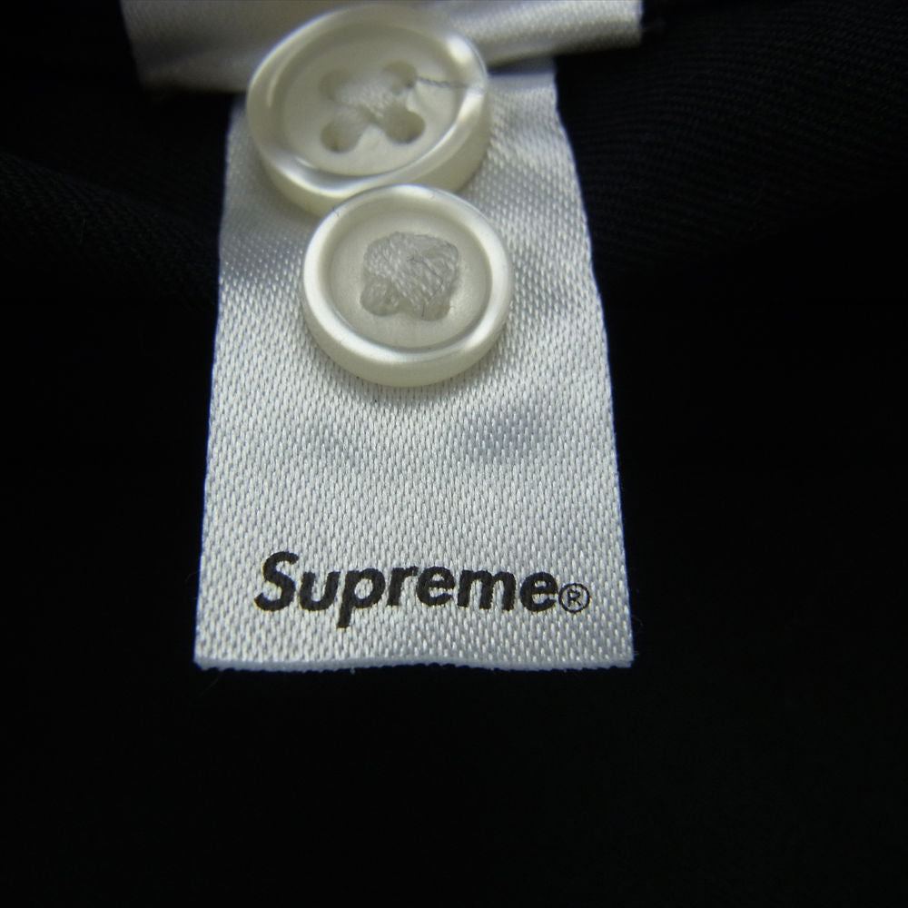 Supreme シュプリーム Small Box Shirt スモール ボックスロゴ ボタンダウン 長袖 シャツ ブラック系 L【中古】