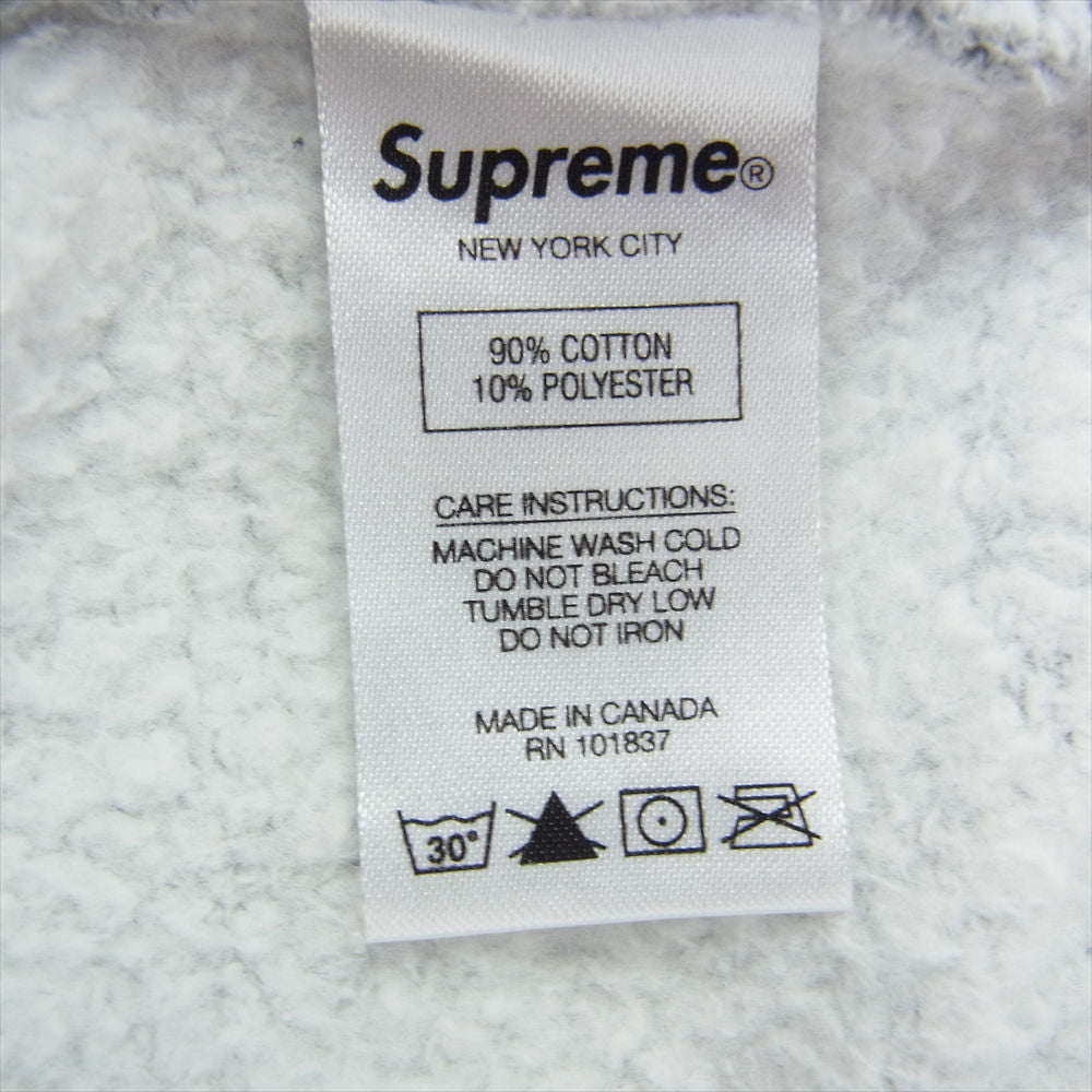 Supreme シュプリーム 20AW Small Box Crewneck スモールボックス ロゴ クルーネック スウェットトレーナー グレー系 L【中古】
