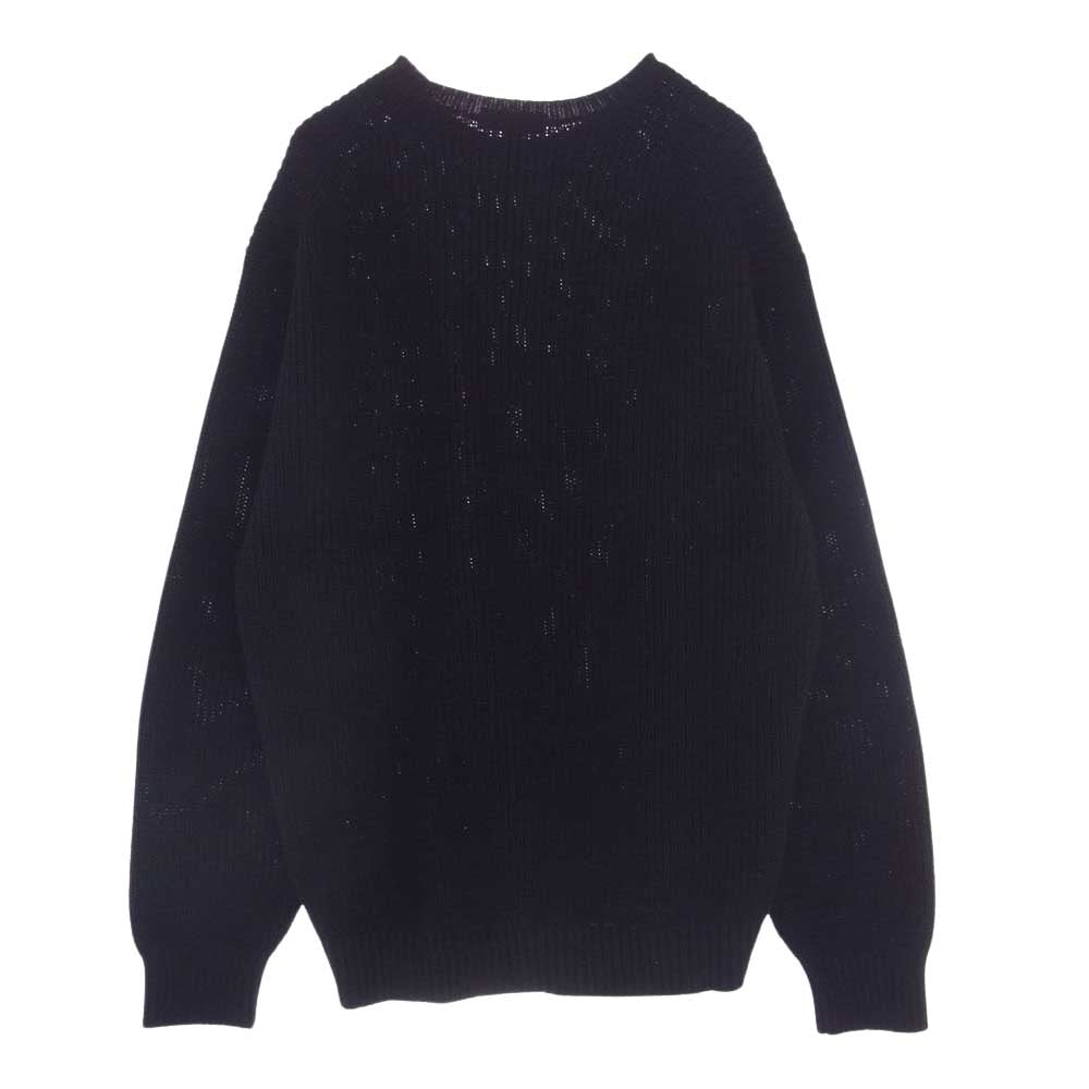 Supreme シュプリーム Small Box Crewneck knit sweater スモール ボックスロゴ クルーネック ニット セーター ブラック系 XL【中古】
