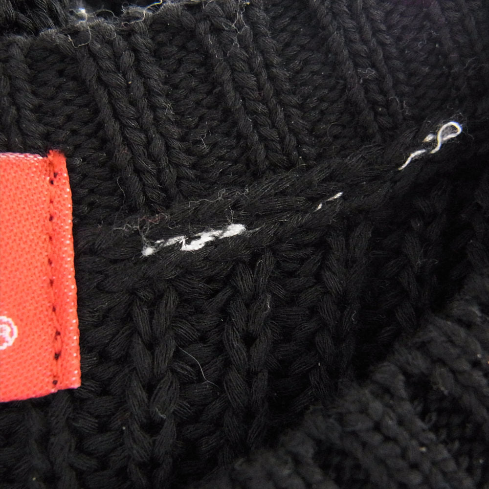 Supreme シュプリーム Small Box Crewneck knit sweater スモール ボックスロゴ クルーネック ニット セーター ブラック系 XL【中古】