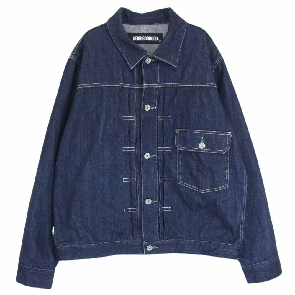 NEIGHBORHOOD ネイバーフッド 20AW 202XBNH-JKM01 STOCKMAN TYPE-A ストックマン デニム ジャケット インディゴブルー系 L【中古】