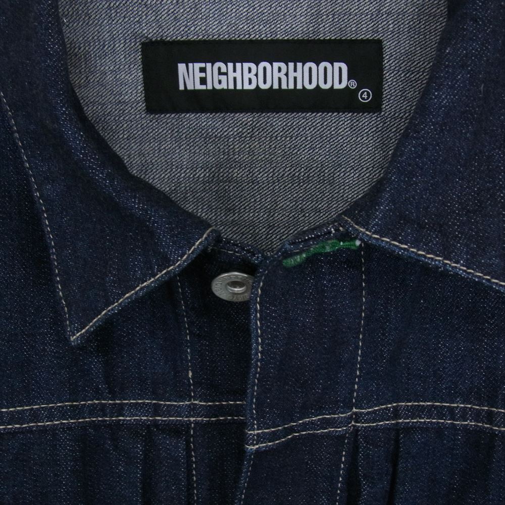 NEIGHBORHOOD ネイバーフッド 20AW 202XBNH-JKM01 STOCKMAN TYPE-A ストックマン デニム ジャケット インディゴブルー系 L【中古】
