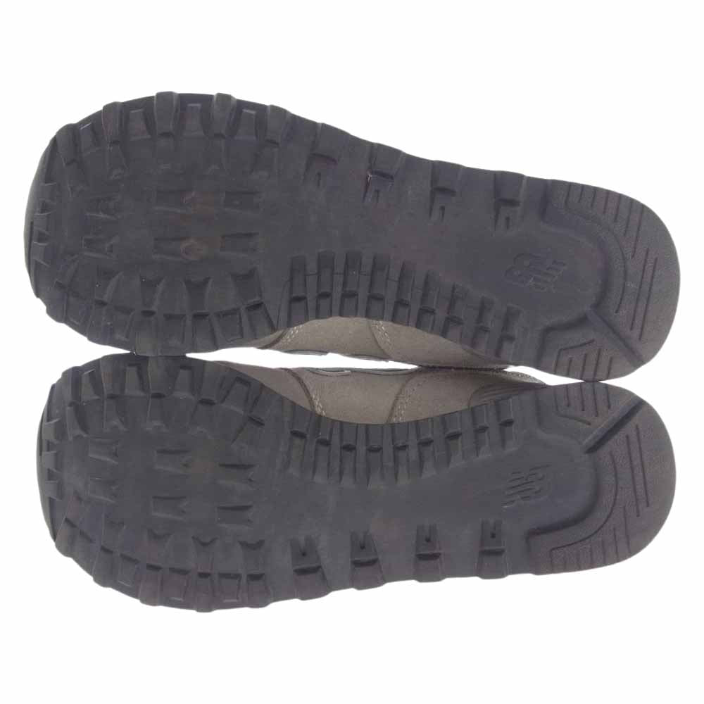 NEW BALANCE ニューバランス ML574EGG 574 スエード メッシュ スニーカー グレー系 25.5cm【中古】