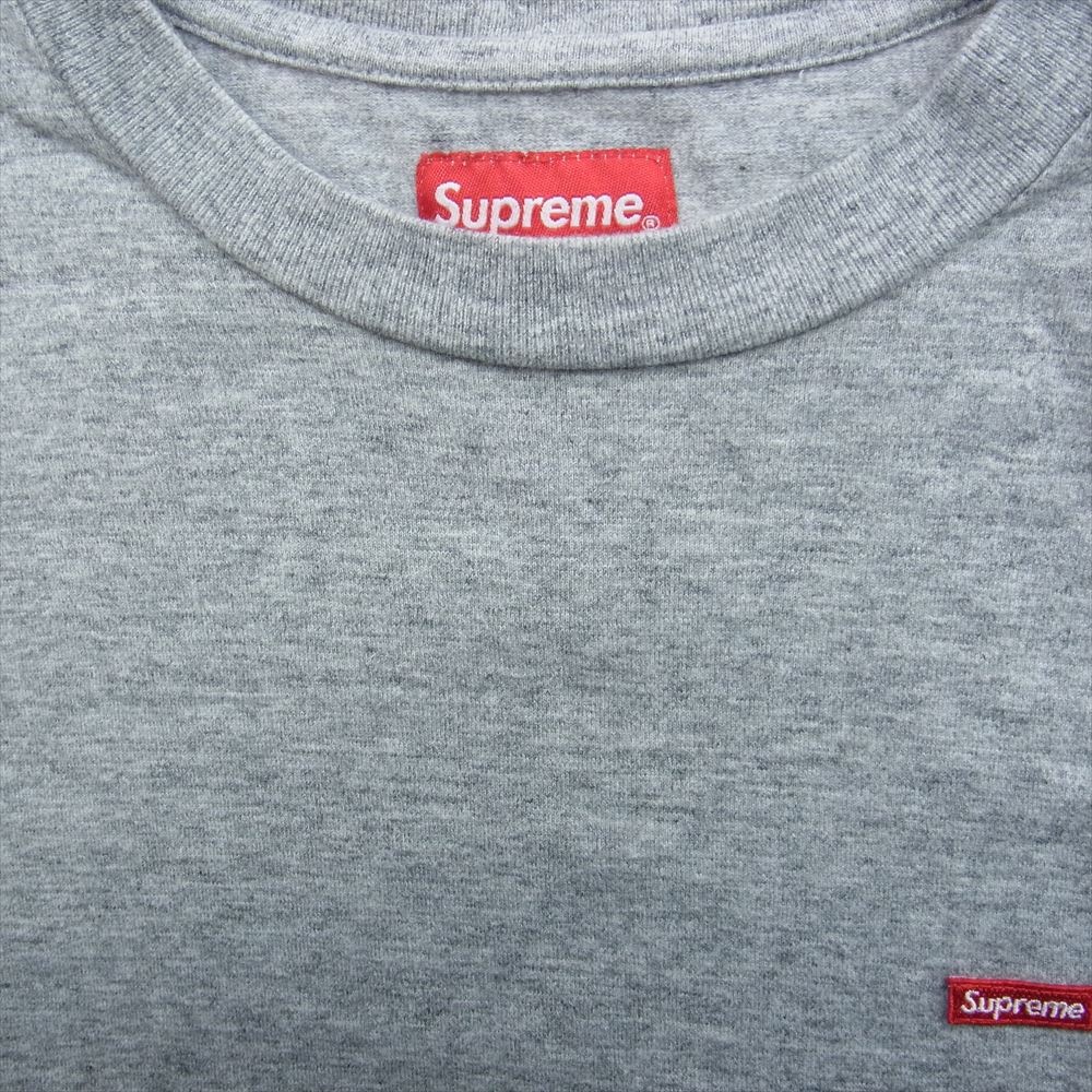 Supreme シュプリーム 18SS Small Box Logo Tee スモール ボックスロゴ 半袖 Tシャツ グレー系 S【中古】