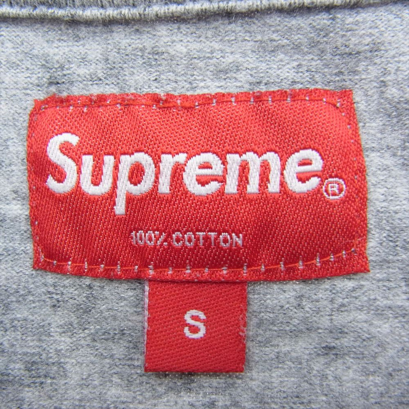 Supreme シュプリーム 18SS Small Box Logo Tee スモール ボックスロゴ 半袖 Tシャツ グレー系 S【中古】