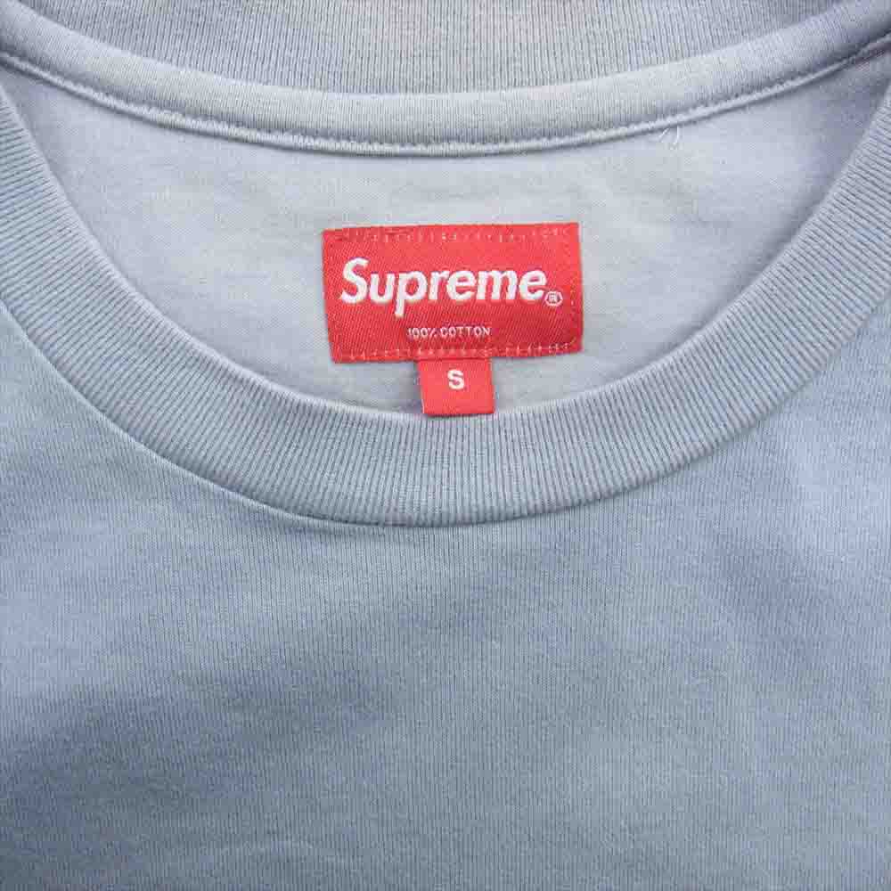 Supreme シュプリーム 22SS Typewriter S/S Top Tee タイプライター半袖 Tシャツ グレー系 S【中古】
