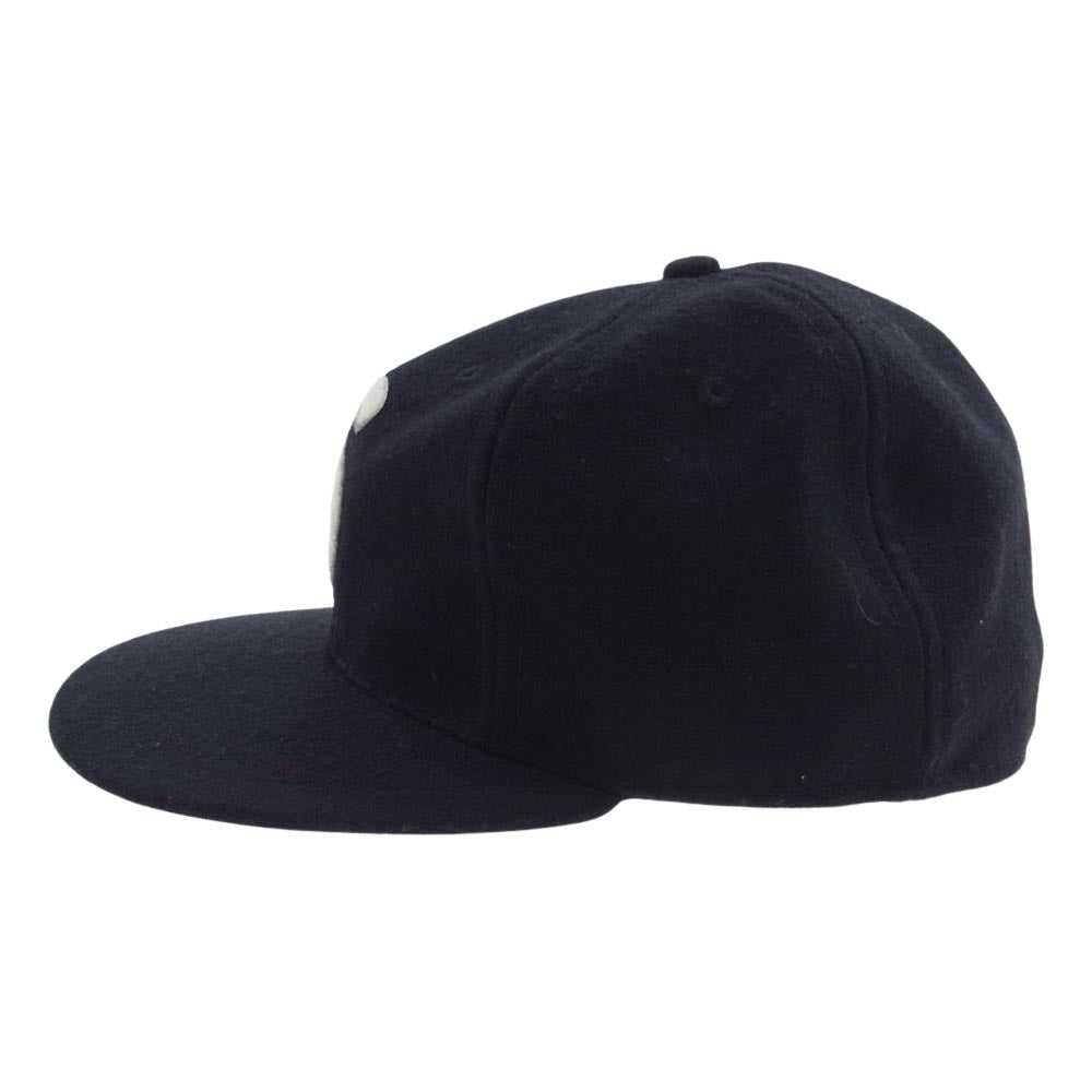 Supreme シュプリーム 23SS Ebbets S Logo Fitted 6 Panel エベッツ Sロゴ ウール キャップ ブラック系 7.5インチ【中古】