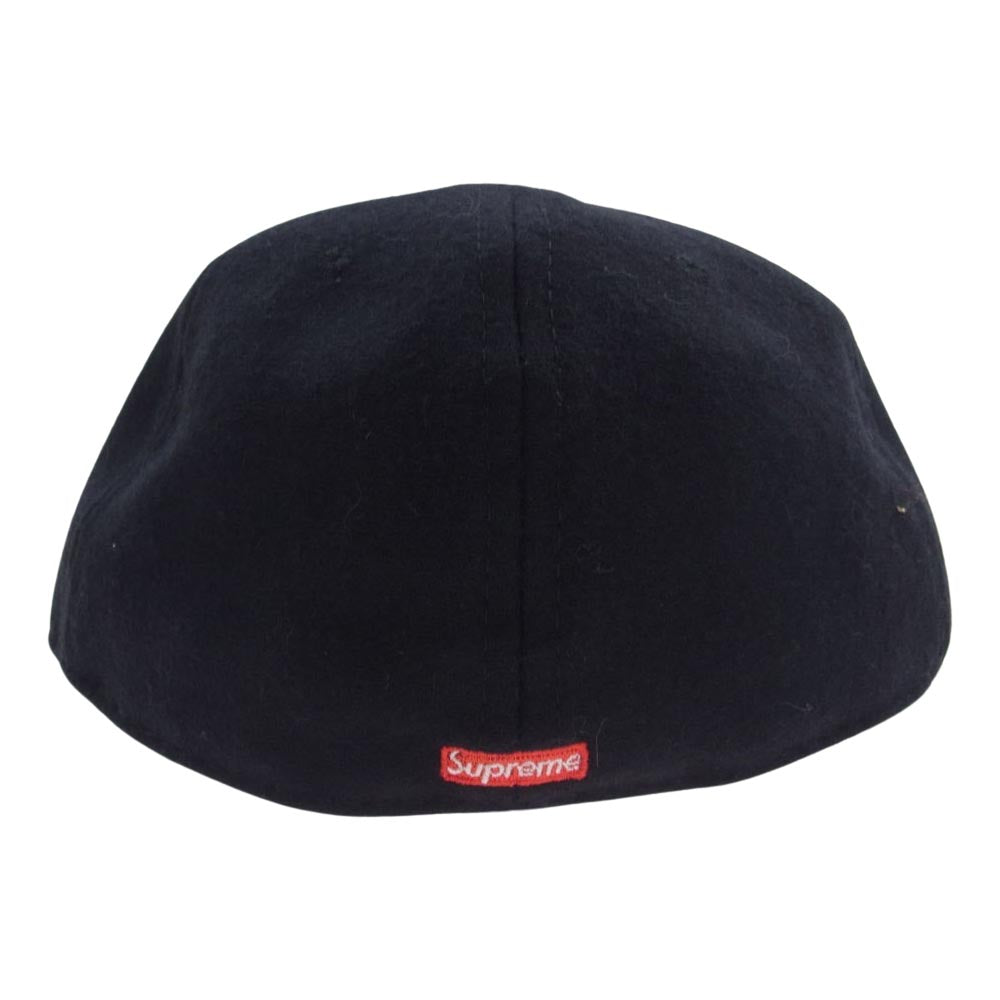 Supreme シュプリーム 23SS Ebbets S Logo Fitted 6 Panel エベッツ Sロゴ ウール キャップ ブラック系 7.5インチ【中古】