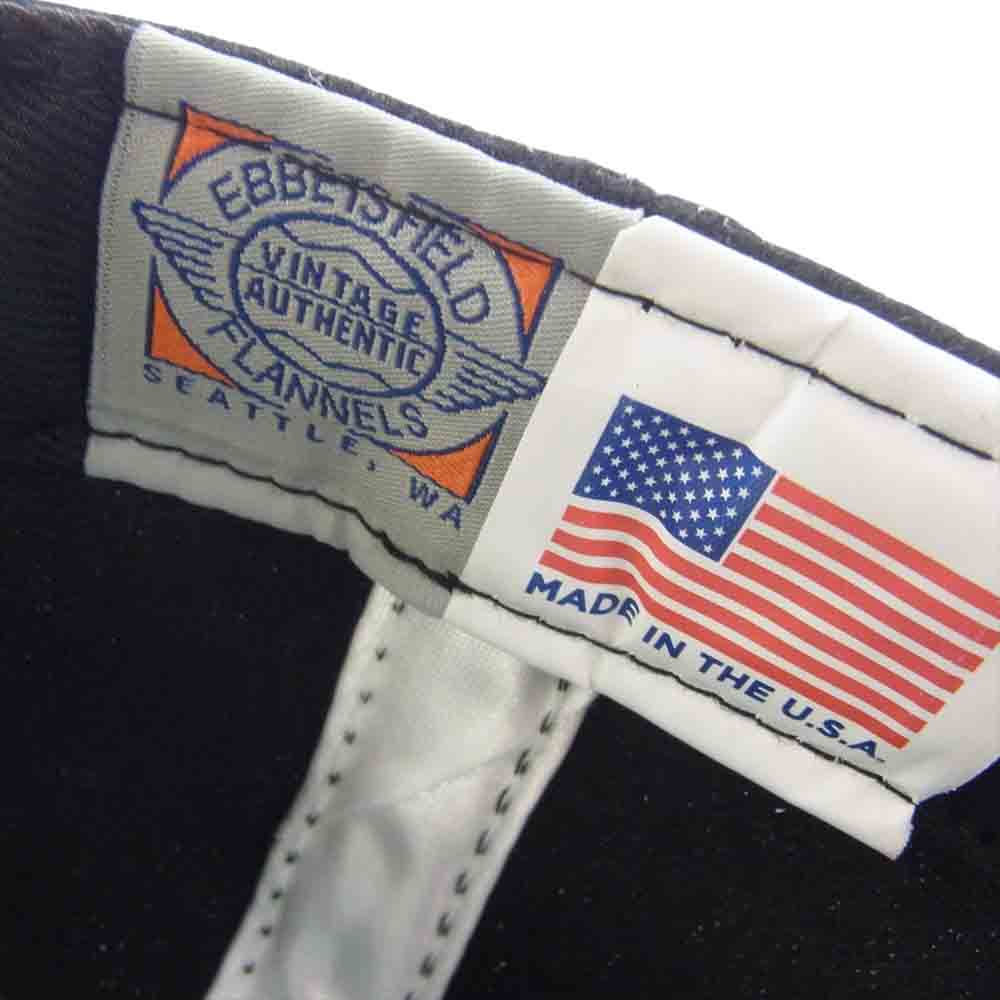 Supreme シュプリーム 23SS Ebbets S Logo Fitted 6 Panel エベッツ Sロゴ ウール キャップ ブラック系 7.5インチ【中古】