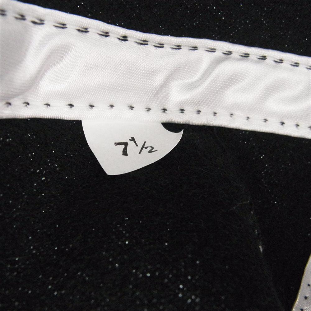 Supreme シュプリーム 23SS Ebbets S Logo Fitted 6 Panel エベッツ Sロゴ ウール キャップ ブラック系 7.5インチ【中古】