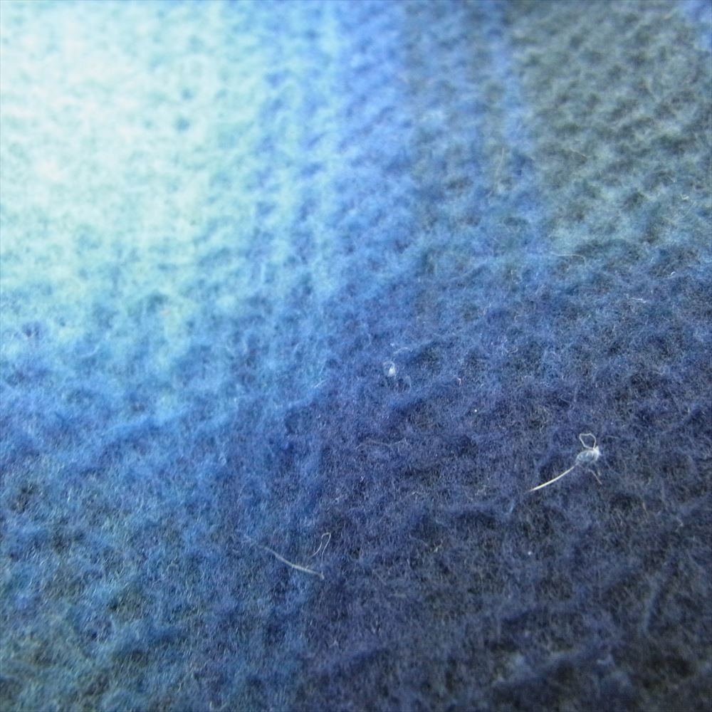 Supreme シュプリーム 20AW Shadow Plaid Fleece Shirt シャドウ プラッド フリース シャツ ネイビー系 ブルー系 M【中古】