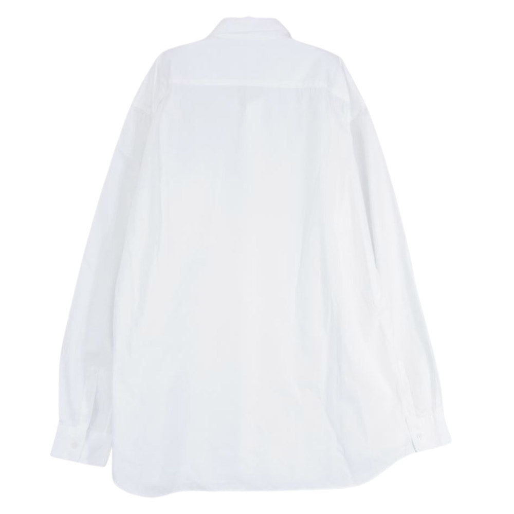 COMME des GARCONS コムデギャルソン CDGS2PL フランス製 FOREVER Narrow Classic Long Sleeve Shirt White コットン 長袖 シャツ ホワイト系 L【中古】
