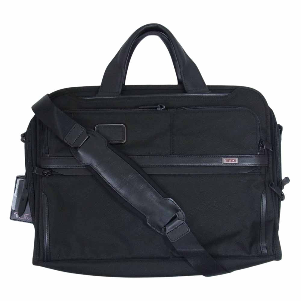 TUMI トゥミ 2603108D3 ALPHA3 2WAY アルファ オーガナイザー ポートフォリオ ブリーフケース  ブラック系【極上美品】【中古】