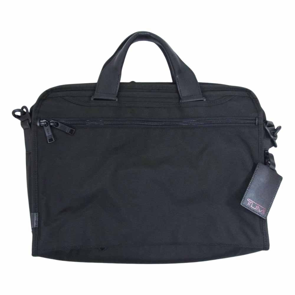 TUMI トゥミ 2603108D3 ALPHA3 2WAY アルファ オーガナイザー ポートフォリオ ブリーフケース  ブラック系【極上美品】【中古】
