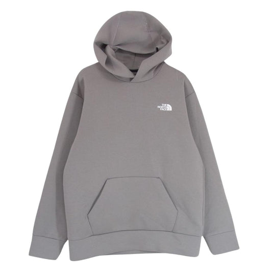 THE NORTH FACE ノースフェイス NT12086 TECH AIR SWEAT WIDE HOODIE テック エ スウェット ワイド フーディー ロゴ パーカー カーキ系 M【中古】