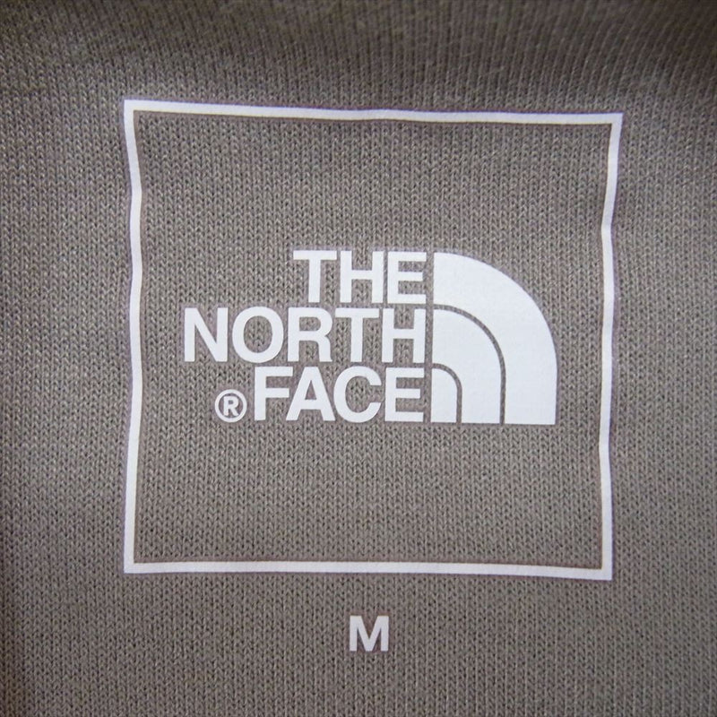 THE NORTH FACE ノースフェイス NT12086 TECH AIR SWEAT WIDE HOODIE テック エ スウェット ワイド フーディー ロゴ パーカー カーキ系 M【中古】