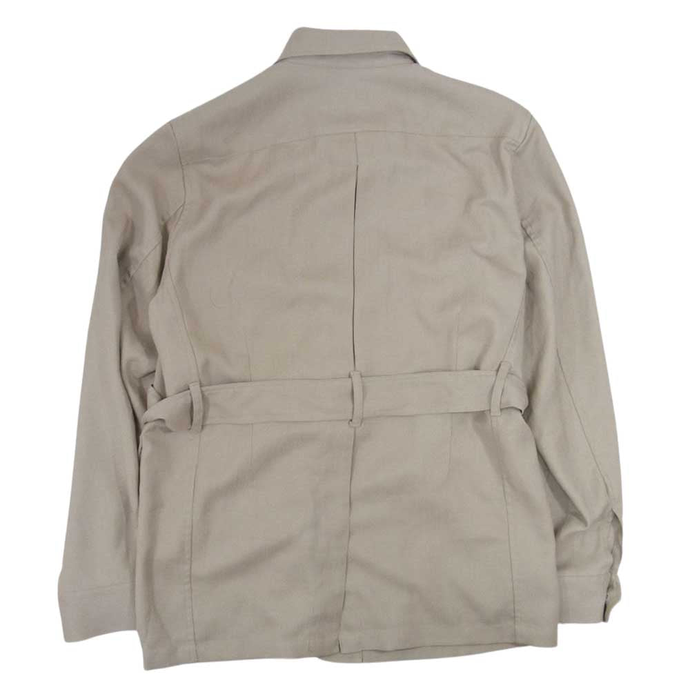 BEAMS ビームス 20SS 11-18-5281-139 PLUS プラス 小松マテーレ サファリジャケット ベージュ系 S【中古】