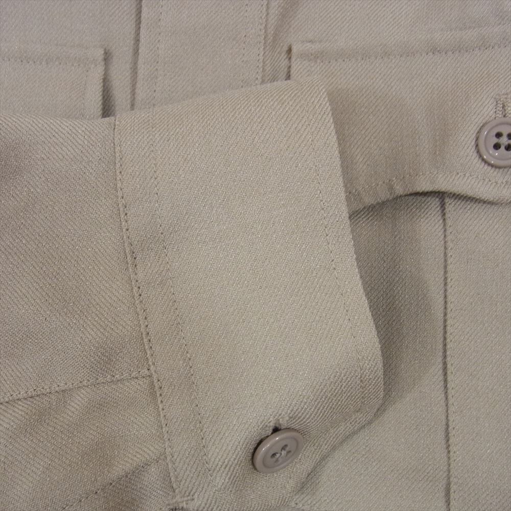 BEAMS ビームス 20SS 11-18-5281-139 PLUS プラス 小松マテーレ サファリジャケット ベージュ系 S【中古】